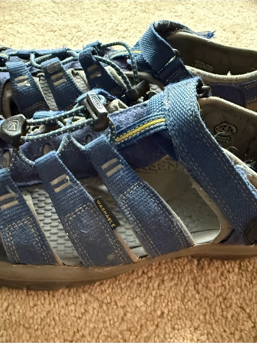 KEEN Kids' Newport H2 Blue Closed-Toe Sandals